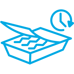 Maior tempo de conservação dos alimentos Maior tempo de conservação dos alimentos